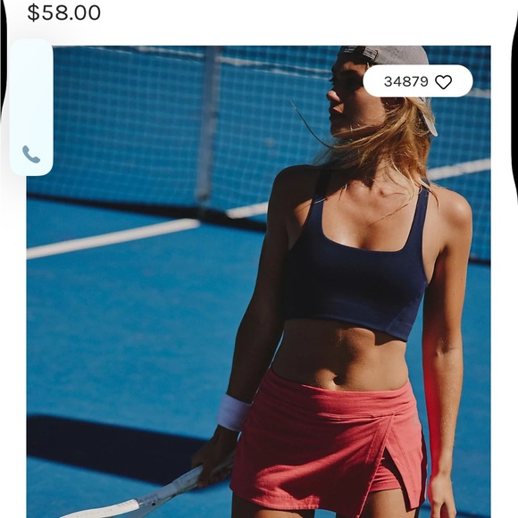 Hot Shot Mini Skort in Varsity Red size S - Picture 9 of 9